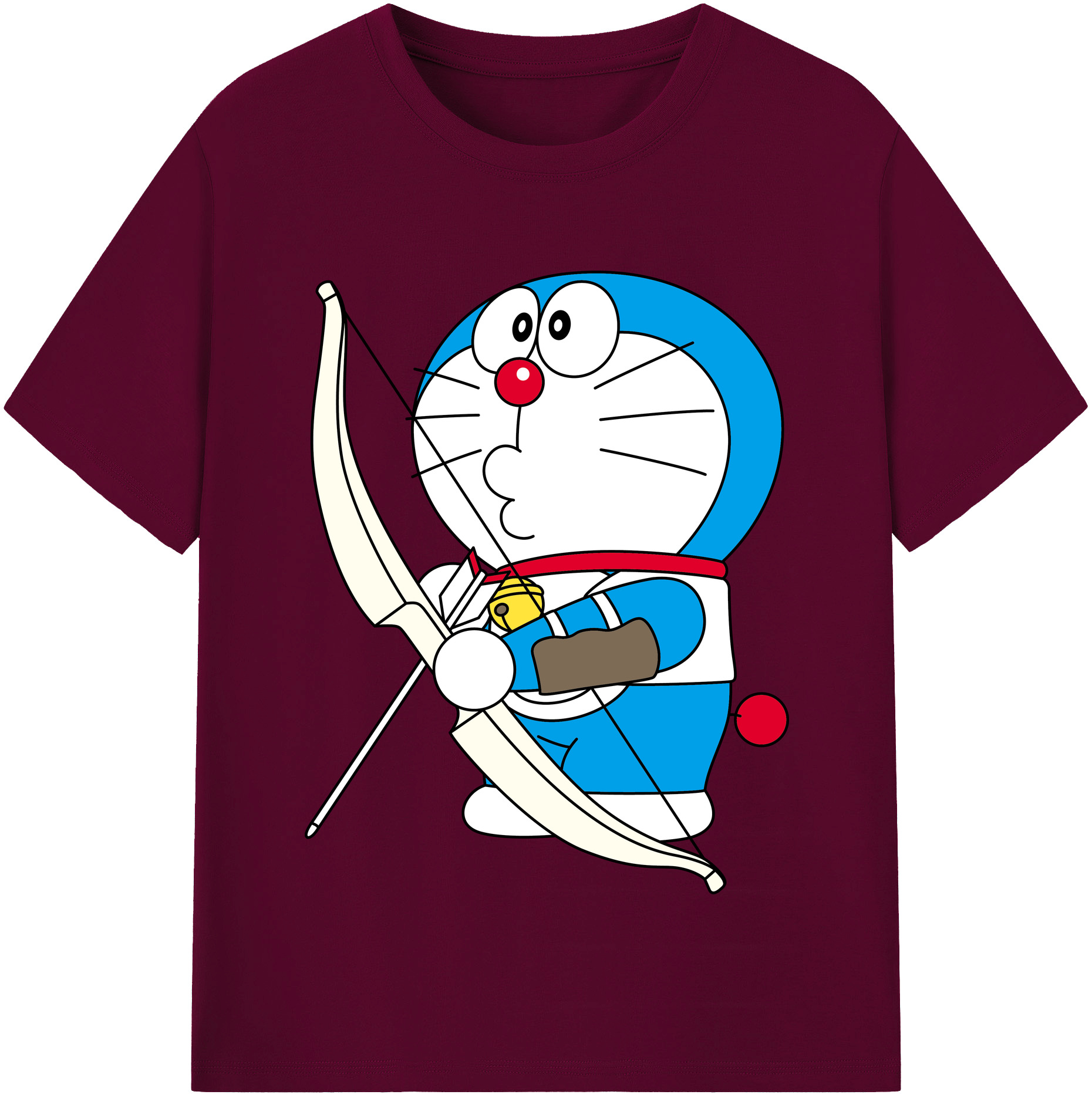 （画像用） ドラえもん Doraemon レディースカジュアルプリントTシャツ（綿100％）